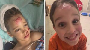 New Port Richey traffic light installed three years later, where child trick-or-treating